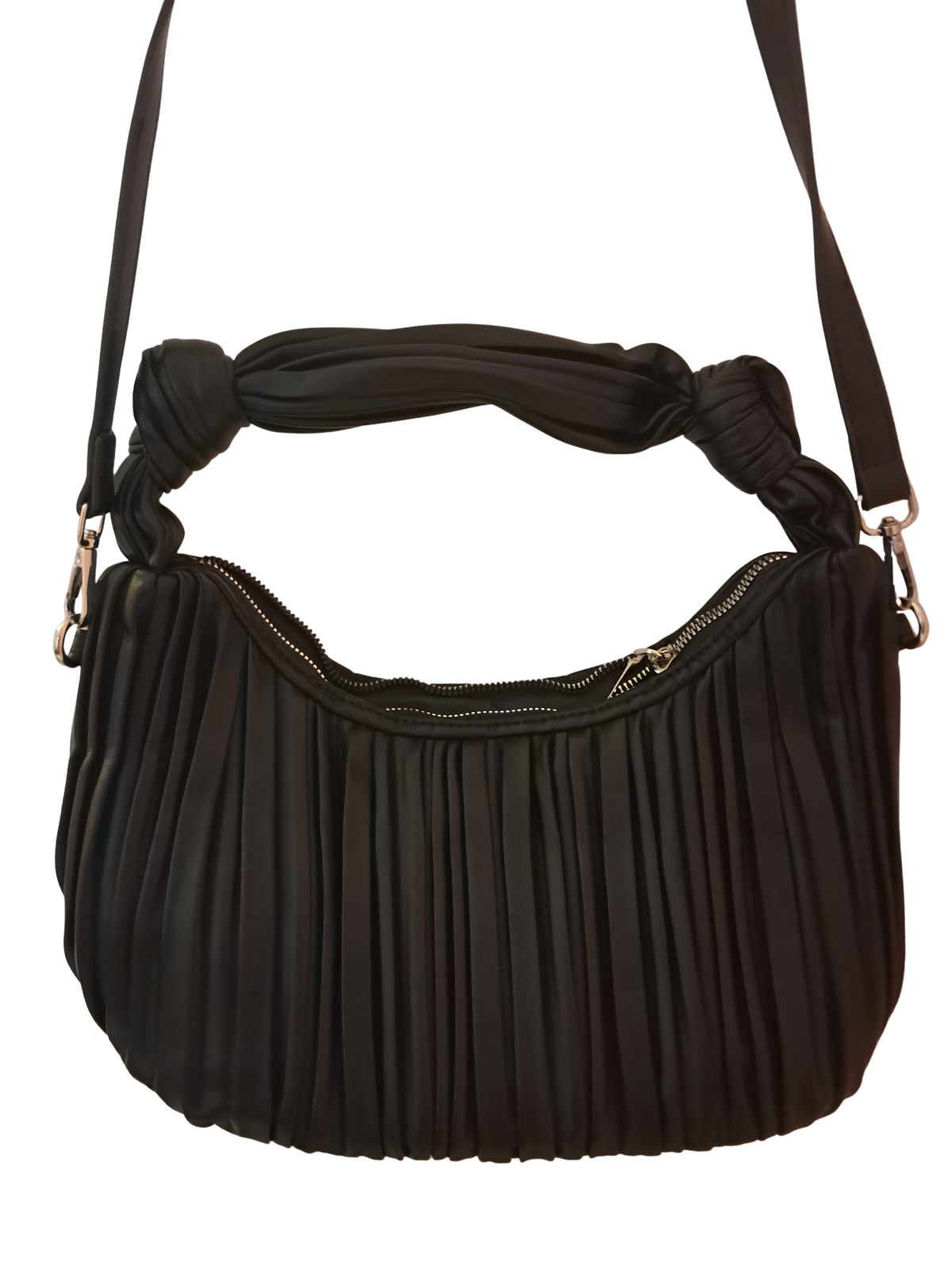 Askılı siyah clutch çanta